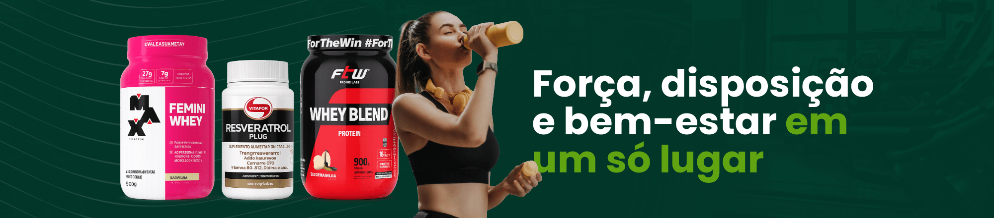 Força, disposição e bem-estar num só lugar